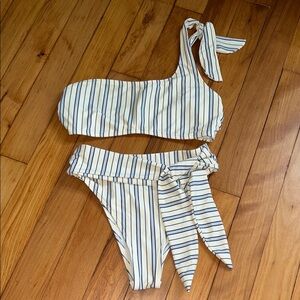 Abercrombie & Fitch Striped Bikini